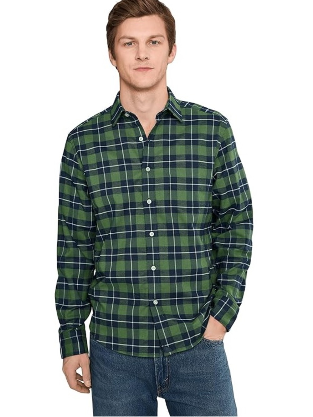 UNTUCKit Performance Flannel Brightlake Shirt